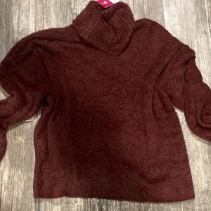NWT super soft maroon turtleneck sweater XXL